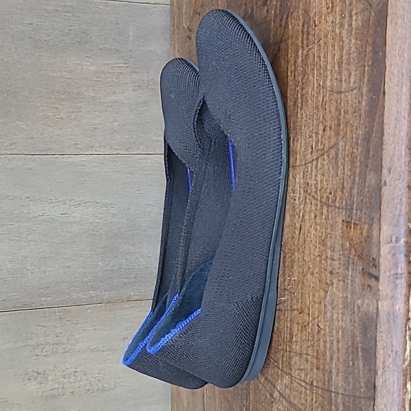 EUC Rothy's The Flat Women's sz 7 Black Round Toe Knit Ballet Shoes - Picture 4 of 11